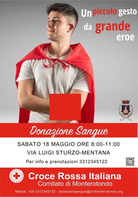 Locandina donazione sangue