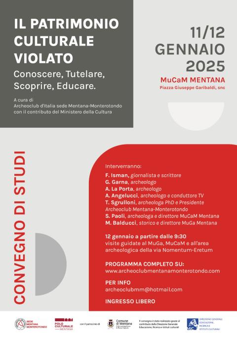 Locandina convegno di studi gennaio 2025