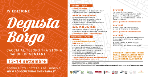 Programma DegustaBorgo 2025