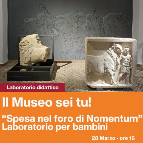 Locandina spesa nel foro di Nomentum