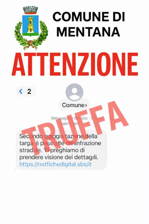 Locandina allerta truffa