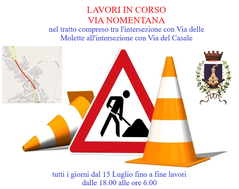 avviso lavori in corso