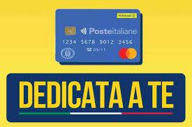 card blu con sottotitolo dedicata a te