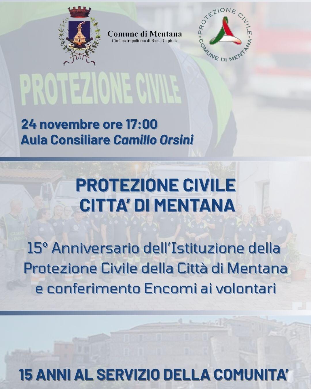 15° Anniversario della Protezione Civile