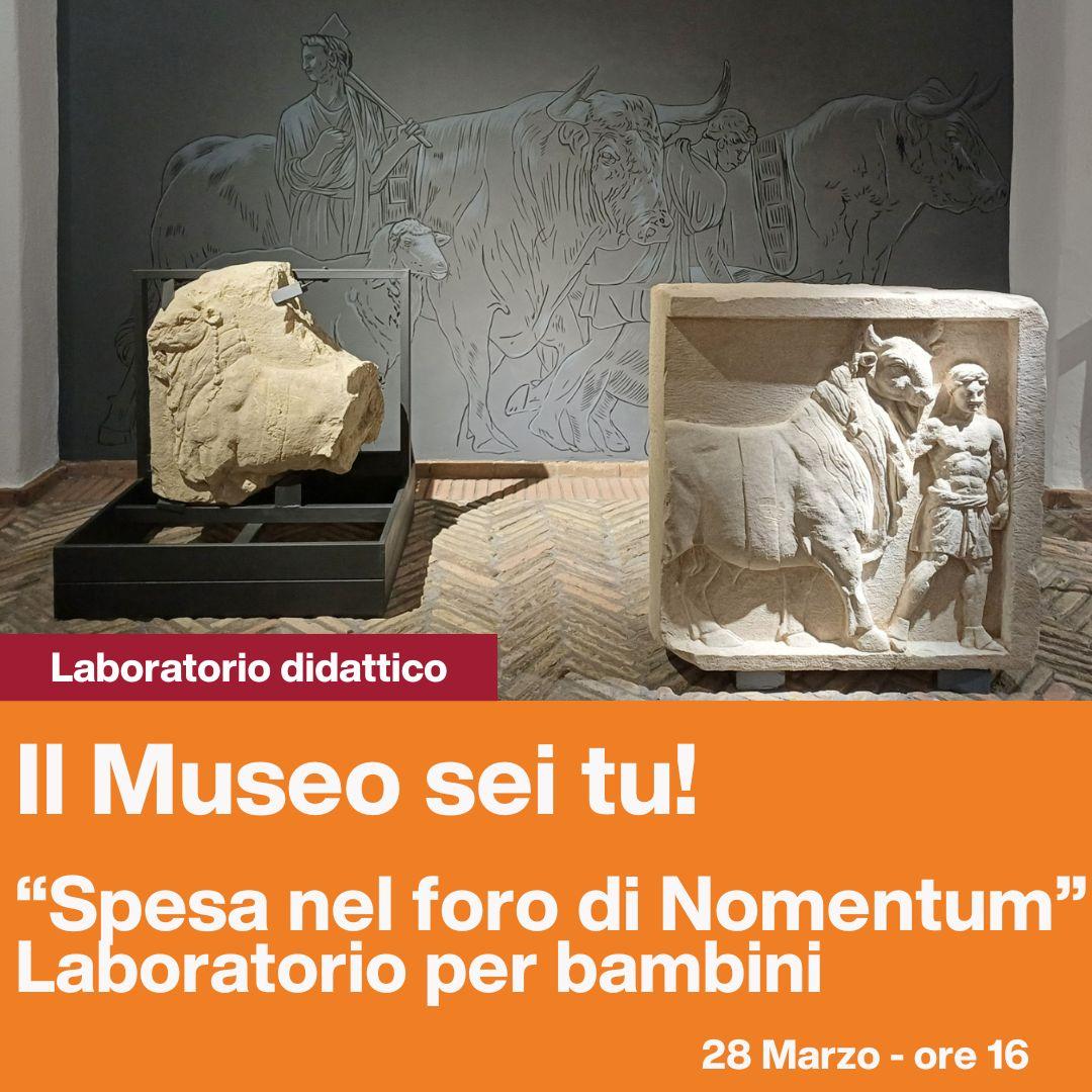 Locandina spesa nel foro di Nomentum