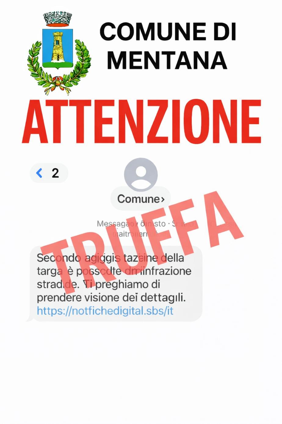 Locandina allerta truffa